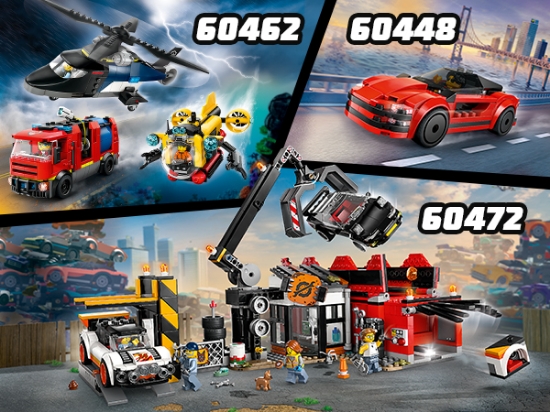 Slika LEGO® CITY 60472 Odlagalište automobila