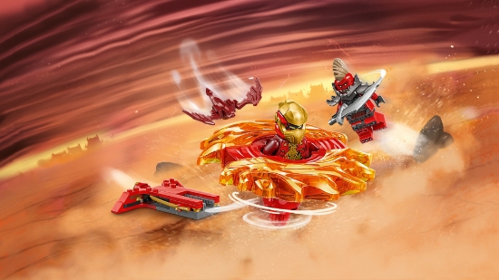 Slika LEGO® NINJAGO® Kaijev zvrk za zmajski Spinjitzu 71823 