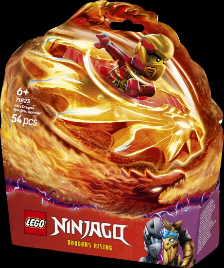 Slika LEGO® NINJAGO® Kaijev zvrk za zmajski Spinjitzu 71823 