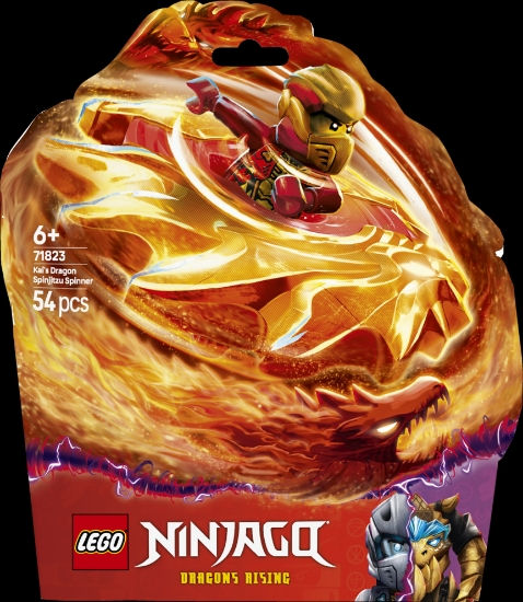 Slika LEGO® NINJAGO® Kaijev zvrk za zmajski Spinjitzu 71823 