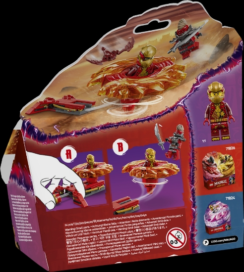 Slika LEGO® NINJAGO® Kaijev zvrk za zmajski Spinjitzu 71823 