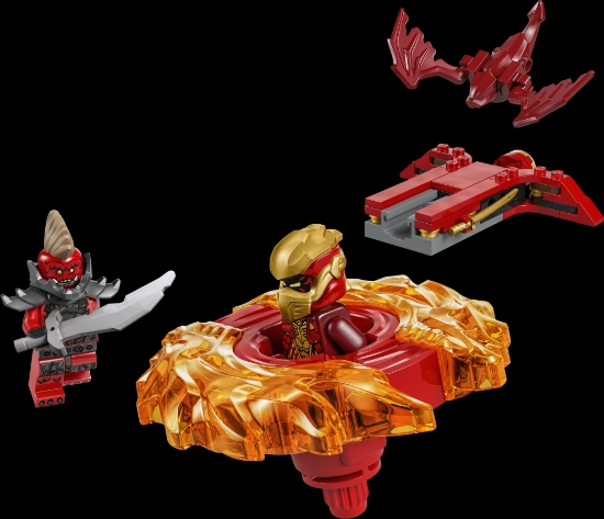 Slika LEGO® NINJAGO® Kaijev zvrk za zmajski Spinjitzu 71823 