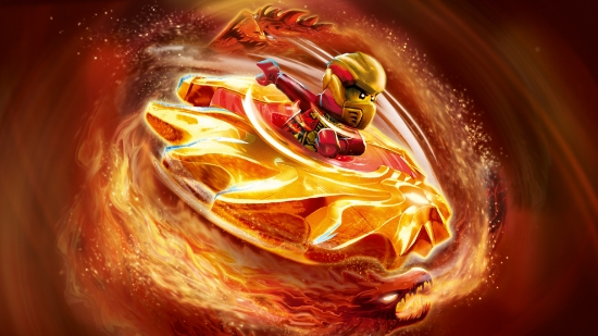 Slika LEGO® NINJAGO® Kaijev zvrk za zmajski Spinjitzu 71823 