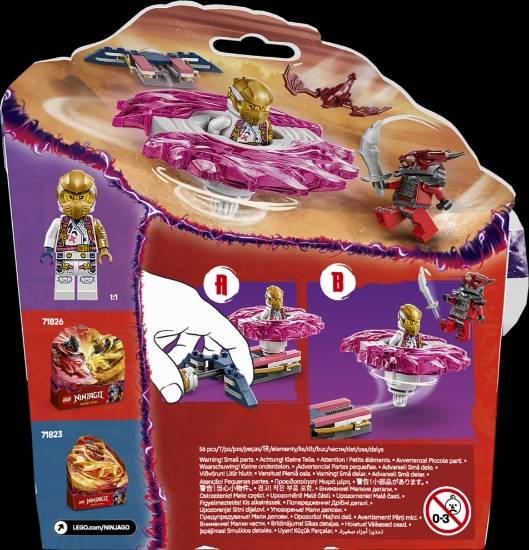Slika LEGO® NINJAGO® Sorin zvrk za zmajski Spinjitzu 71824 