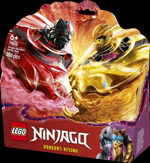 Slika LEGO® NINJAGO® Bojni komplet za zmajski spinjitzu 71826 