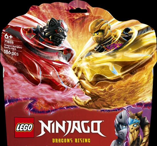 Slika LEGO® NINJAGO® Bojni komplet za zmajski spinjitzu 71826 