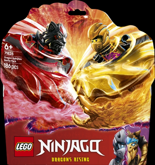 Slika LEGO® NINJAGO® Bojni komplet za zmajski spinjitzu 71826 