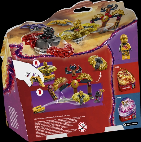 Slika LEGO® NINJAGO® Bojni komplet za zmajski spinjitzu 71826 