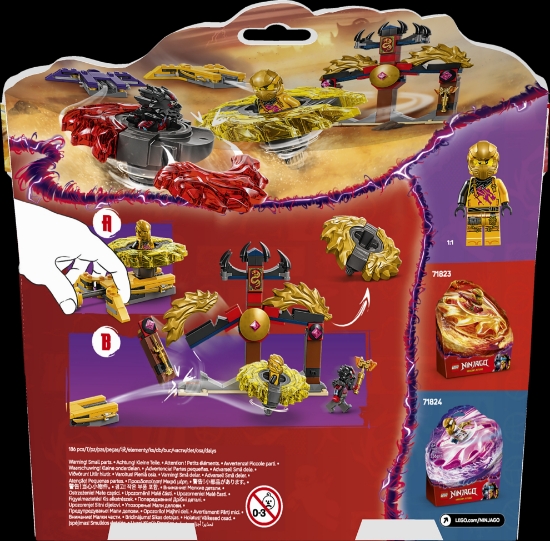 Slika LEGO® NINJAGO® Bojni komplet za zmajski spinjitzu 71826 