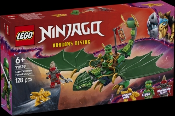 Slika LEGO® NINJAGO® 71829 Lloydov zeleni šumski zmaj
