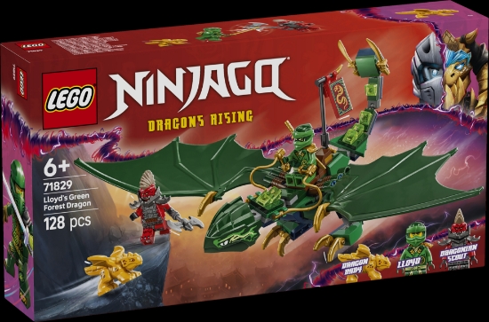 Slika LEGO® NINJAGO® 71829 Lloydov zeleni šumski zmaj