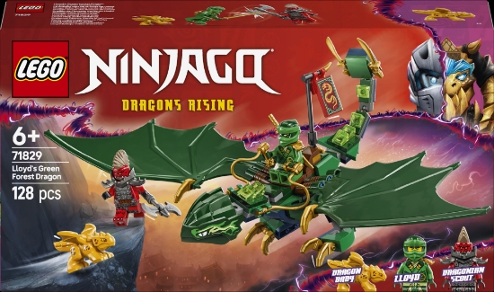 Slika LEGO® NINJAGO® 71829 Lloydov zeleni šumski zmaj