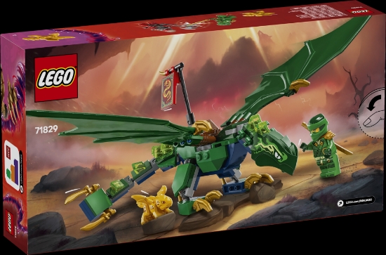 Slika LEGO® NINJAGO® 71829 Lloydov zeleni šumski zmaj