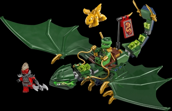 Slika LEGO® NINJAGO® 71829 Lloydov zeleni šumski zmaj