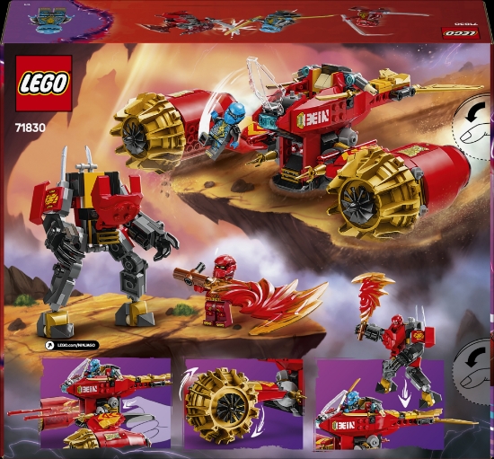 Slika LEGO® NINJAGO® 71830 Kaijev mehanički olujni jahač