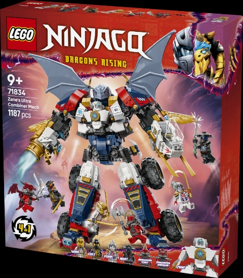 Slika LEGO® NINJAGO® 71834 Zaneov kombinirani ultrarobot