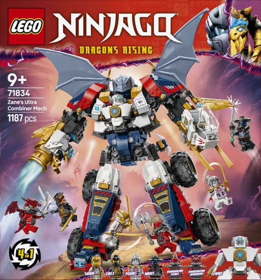 Slika LEGO® NINJAGO® 71834 Zaneov kombinirani ultrarobot
