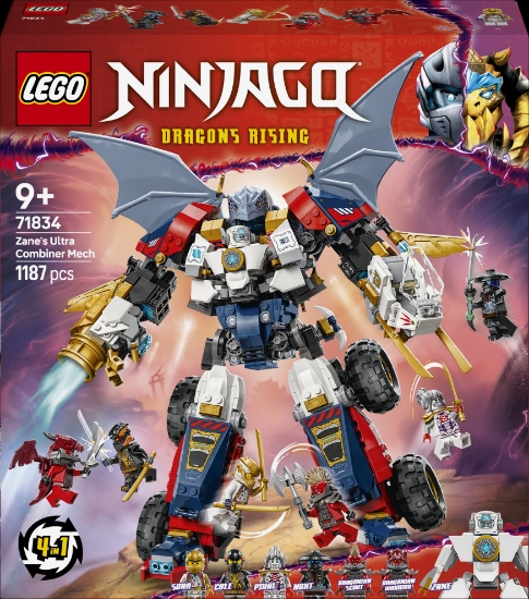 Slika LEGO® NINJAGO® 71834 Zaneov kombinirani ultrarobot