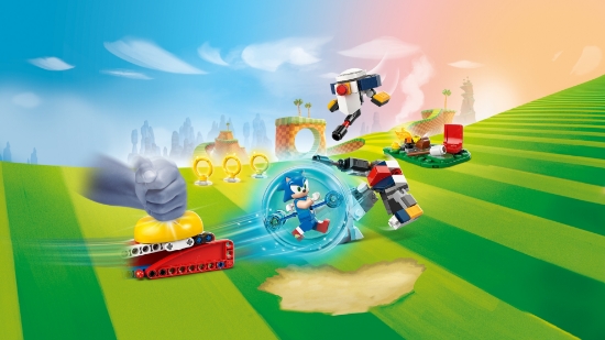 Slika LEGO® SONIC 77001 Sonic i sukob kraj logorske vatre