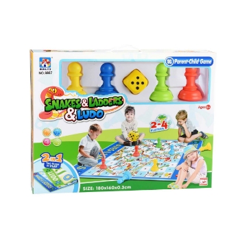 Slika DI, Jumbo igra 2u1, Čovječe ne ljuti se + Zmije i ljestve