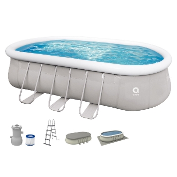 Slika Oval Ring Bazen 610x360x122 cm, XXL sized