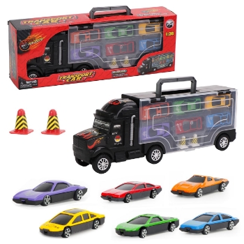 Prikažite detalje za Transporter set za vozila, 34 cm, 1:36 Slika Transporter set za vozila, 34 cm, 1:36