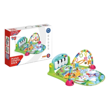 Prikažite detalje za Podloga igraonica za bebe, piano, svjetlo-zvuk, na bat. Slika Podloga igraonica za bebe, piano, svjetlo-zvuk, na bat.