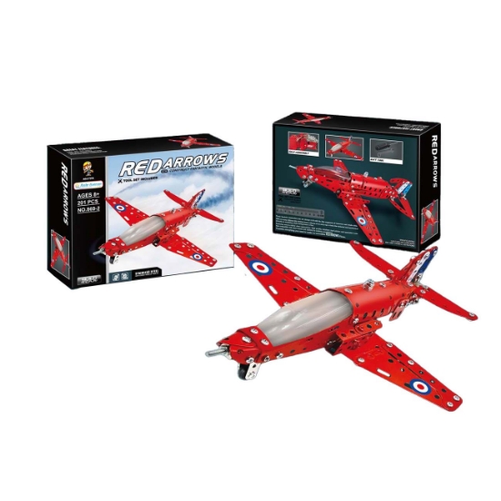Slika DIY, Set za gradnju, Avion Red Arrows, 201-dij.