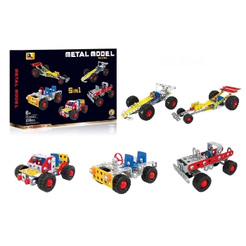 Prikažite detalje za DIY, Set za gradnju, Auto/Formula, 5u1, 236-dij. Slika DIY, Set za gradnju, Auto/Formula, 5u1, 236-dij.