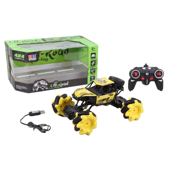 Slika R/C Auto s mecanum kotačima s bat. i USB punjačem