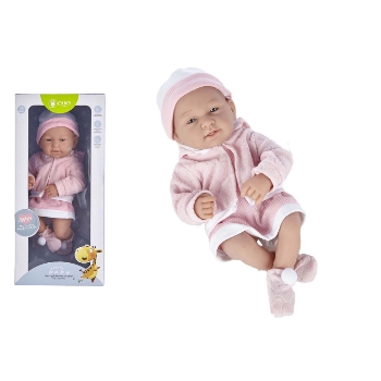 Slika Beba s haljinom i vestom, 36cm