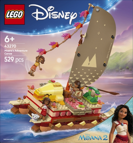 Slika LEGO® DISNEY PRINCESS™ 43270 Vaianin kanu za pustolovine