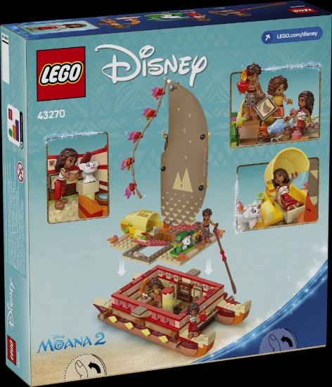 Slika LEGO® DISNEY PRINCESS™ 43270 Vaianin kanu za pustolovine