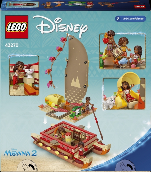 Slika LEGO® DISNEY PRINCESS™ 43270 Vaianin kanu za pustolovine