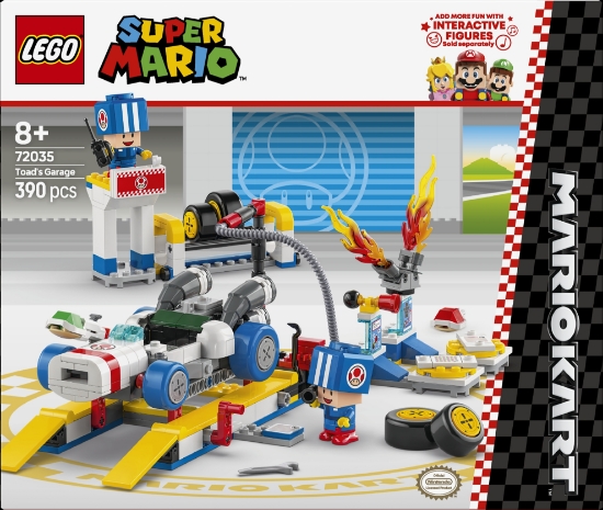 Slika LEGO® SUPER MARIO™ 72035 Mario Kart™ – Toad s garažom