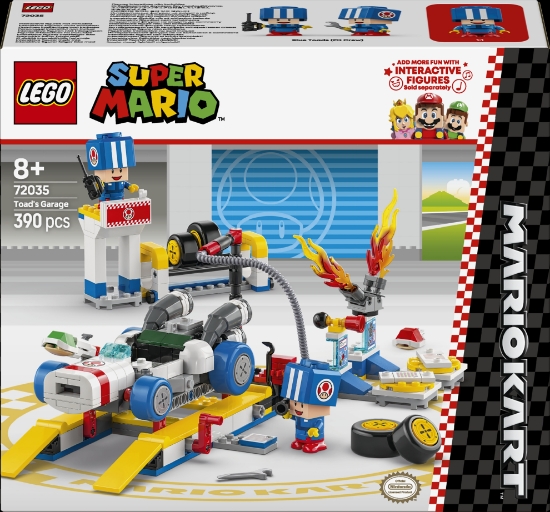 Slika LEGO® SUPER MARIO™ 72035 Mario Kart™ – Toad s garažom