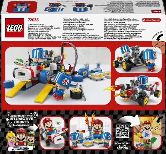 Slika LEGO® SUPER MARIO™ 72035 Mario Kart™ – Toad s garažom