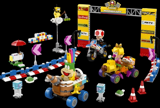 Slika LEGO® SUPER MARIO™ 72036 Mario Kart™ – Komplet Baby Peach i Grand Prix