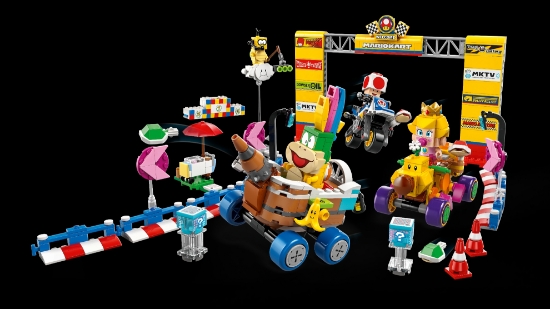 Slika LEGO® SUPER MARIO™ 72036 Mario Kart™ – Komplet Baby Peach i Grand Prix