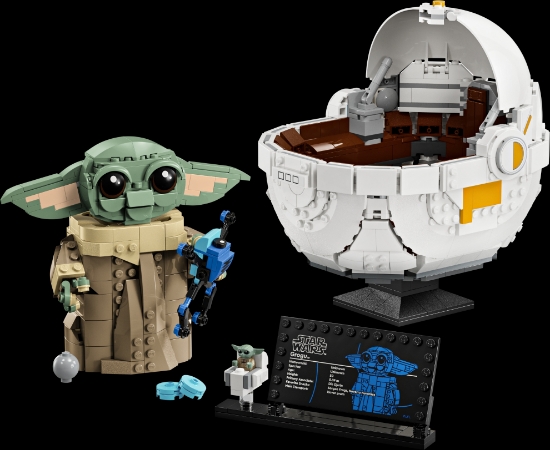 Slika LEGO® STAR WARS™ 75403 Grogu™ s lebdećim kolicima
