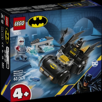 Slika LEGO® SUPER HEROES 76301 Batman™ i Batmobile™ protiv Mr. Freezea™