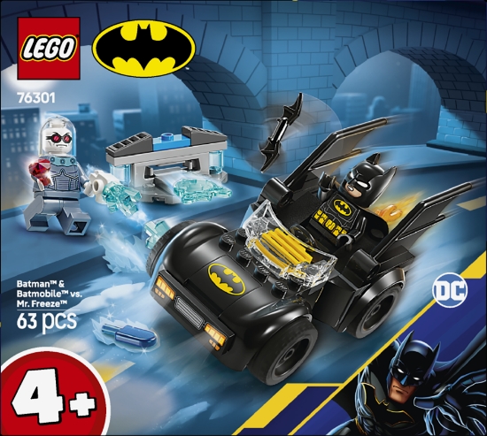 Slika LEGO® SUPER HEROES 76301 Batman™ i Batmobile™ protiv Mr. Freezea™