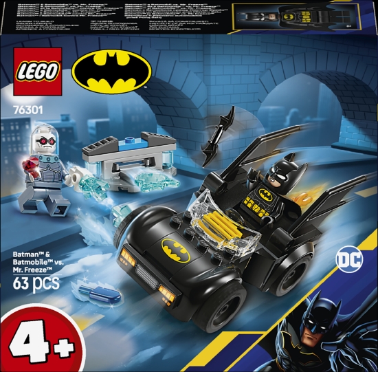 Slika LEGO® SUPER HEROES 76301 Batman™ i Batmobile™ protiv Mr. Freezea™