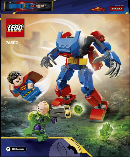 Slika LEGO® SUPER HEROES 76302 Mehanički Superman™ protiv Lexa Luthora™