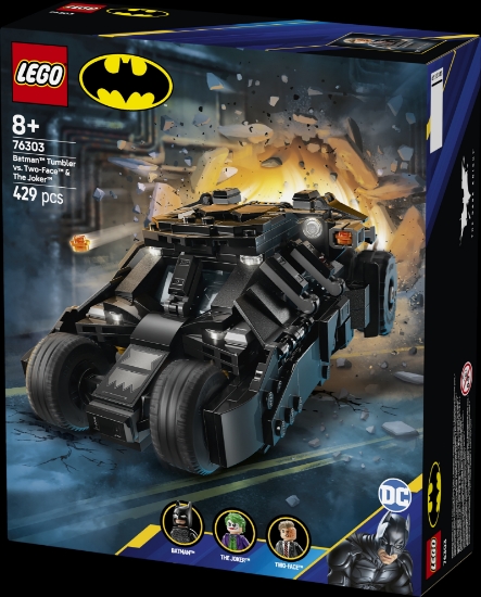 Slika LEGO® SUPER HEROES 76303 Batman™ s Tumblerom protiv Two Facea™ i Jokera™