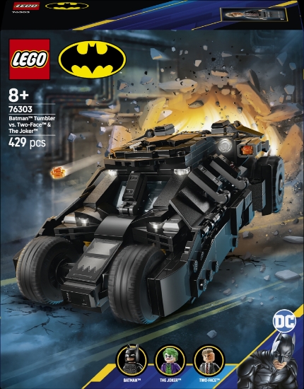 Slika LEGO® SUPER HEROES 76303 Batman™ s Tumblerom protiv Two Facea™ i Jokera™