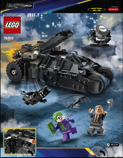 Slika LEGO® SUPER HEROES 76303 Batman™ s Tumblerom protiv Two Facea™ i Jokera™