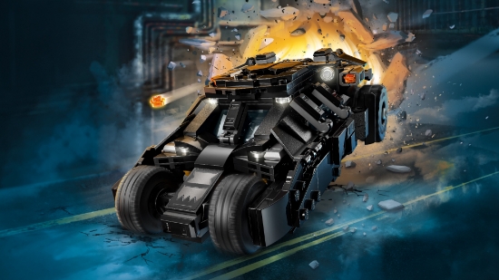 Slika LEGO® SUPER HEROES 76303 Batman™ s Tumblerom protiv Two Facea™ i Jokera™