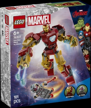 Slika LEGO® SUPER HEROES 76307 Mehanički Iron Man protiv Ultrona