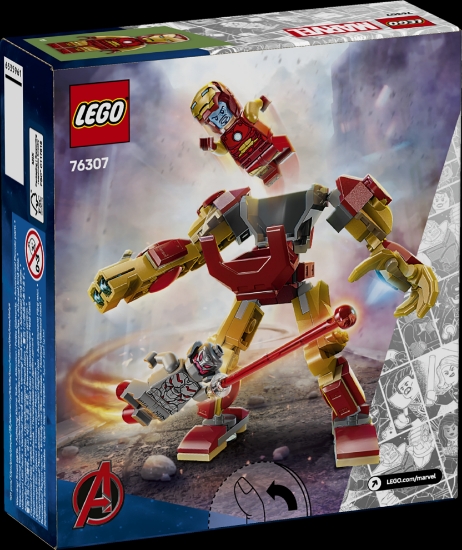 Slika LEGO® SUPER HEROES 76307 Mehanički Iron Man protiv Ultrona